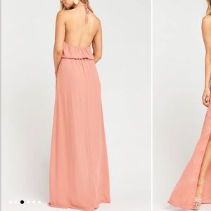 SHOW ME YOUR MUMU Rustic Mauve Heather Maxi Dress